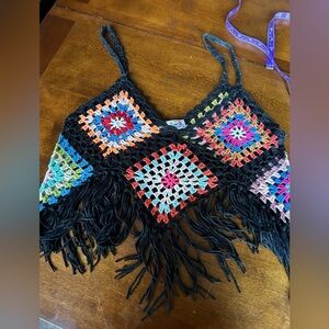Crochet beach top